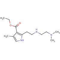 945381-97-5 ethyl 2-[2-[2-(dimethylamino)ethylamino]ethyl]-4-methyl-1H-pyrrole-3-carboxylate chemical structure