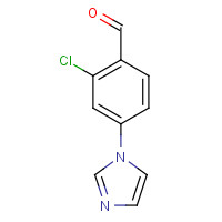1141669-45-5 2-chloro-4-imidazol-1-ylbenzaldehyde chemical structure