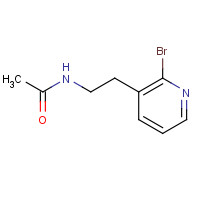 1247093-11-3 N-[2-(2-bromopyridin-3-yl)ethyl]acetamide chemical structure