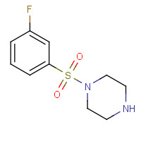 743441-88-5 1-(3-fluorophenyl)sulfonylpiperazine chemical structure