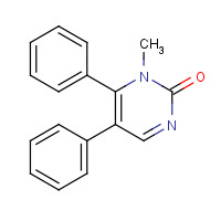 93323-47-8 1-methyl-5,6-diphenylpyrimidin-2-one chemical structure