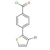 934570-50-0 4-(3-bromothiophen-2-yl)benzoyl chloride chemical structure