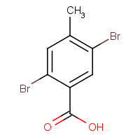 20871-01-6 2,5-dibromo-4-methylbenzoic acid chemical structure