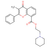 15301-69-6 2-piperidin-1-ylethyl 3-methyl-4-oxo-2-phenylchromene-8-carboxylate chemical structure