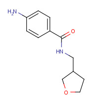 1179753-31-1 4-amino-N-(oxolan-3-ylmethyl)benzamide chemical structure