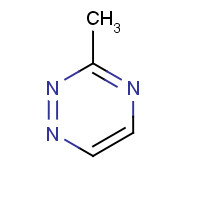 24108-33-6 3-methyl-1,2,4-triazine chemical structure