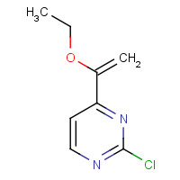 932738-81-3 2-chloro-4-(1-ethoxyethenyl)pyrimidine chemical structure