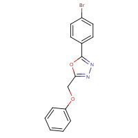 1012386-59-2 2-(4-bromophenyl)-5-(phenoxymethyl)-1,3,4-oxadiazole chemical structure
