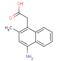 28585-29-7 2-(4-amino-2-methylnaphthalen-1-yl)acetic acid chemical structure