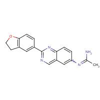 1005416-56-7 N'-[2-(2,3-dihydro-1-benzofuran-5-yl)quinazolin-6-yl]ethanimidamide chemical structure
