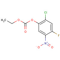 153471-75-1 (2-chloro-4-fluoro-5-nitrophenyl) ethyl carbonate chemical structure