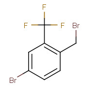 335013-18-8 4-bromo-1-(bromomethyl)-2-(trifluoromethyl)benzene chemical structure