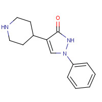902134-00-3 2-phenyl-4-piperidin-4-yl-1H-pyrazol-5-one chemical structure