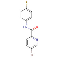 1289076-32-9 5-bromo-N-(4-fluorophenyl)pyridine-2-carboxamide chemical structure