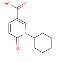 846551-86-8 1-cyclohexyl-6-oxopyridine-3-carboxylic acid chemical structure
