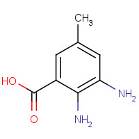 37901-87-4 2,3-diamino-5-methylbenzoic acid chemical structure
