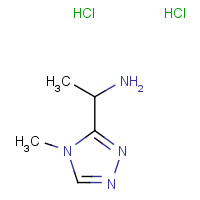 1412452-11-9 1-(4-methyl-1,2,4-triazol-3-yl)ethanamine;dihydrochloride chemical structure