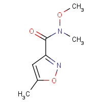 173305-19-6 N-methoxy-N,5-dimethyl-1,2-oxazole-3-carboxamide chemical structure