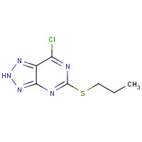 339286-31-6 7-chloro-5-propylsulfanyl-2H-triazolo[4,5-d]pyrimidine chemical structure