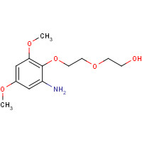 1307231-87-3 2-[2-(2-amino-4,6-dimethoxyphenoxy)ethoxy]ethanol chemical structure