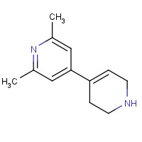 1400759-30-9 2,6-dimethyl-4-(1,2,3,6-tetrahydropyridin-4-yl)pyridine chemical structure