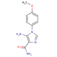 93270-70-3 5-amino-1-(4-methoxyphenyl)imidazole-4-carboxamide chemical structure