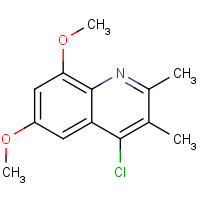 1182977-33-8 4-chloro-6,8-dimethoxy-2,3-dimethylquinoline chemical structure
