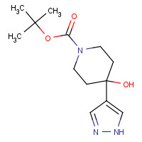 278798-11-1 tert-butyl 4-hydroxy-4-(1H-pyrazol-4-yl)piperidine-1-carboxylate chemical structure