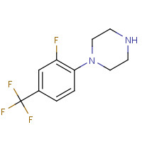 817170-70-0 1-[2-fluoro-4-(trifluoromethyl)phenyl]piperazine chemical structure