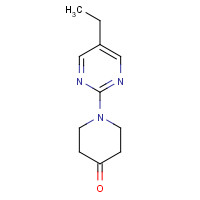 1108164-33-5 1-(5-ethylpyrimidin-2-yl)piperidin-4-one chemical structure