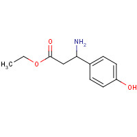 294197-01-6 ethyl 3-amino-3-(4-hydroxyphenyl)propanoate chemical structure