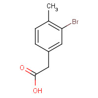 1201633-84-2 2-(3-bromo-4-methylphenyl)acetic acid chemical structure