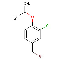 936731-47-4 4-(bromomethyl)-2-chloro-1-propan-2-yloxybenzene chemical structure