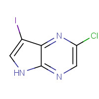 889447-20-5 2-chloro-7-iodo-5H-pyrrolo[2,3-b]pyrazine chemical structure