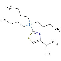 1108659-24-0 tributyl-(4-propan-2-yl-1,3-thiazol-2-yl)stannane chemical structure
