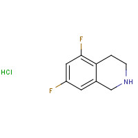 1187174-14-6 5,7-difluoro-1,2,3,4-tetrahydroisoquinoline;hydrochloride chemical structure