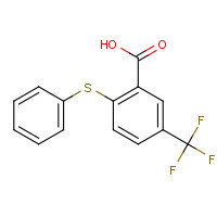 52548-96-6 2-phenylsulfanyl-5-(trifluoromethyl)benzoic acid chemical structure