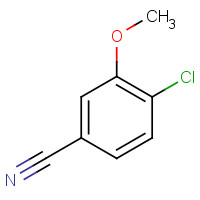 189628-40-8 4-chloro-3-methoxybenzonitrile chemical structure