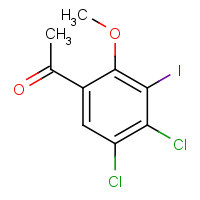 1382997-69-4 1-(4,5-dichloro-3-iodo-2-methoxyphenyl)ethanone chemical structure