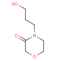 1350900-08-1 4-(3-hydroxypropyl)morpholin-3-one chemical structure