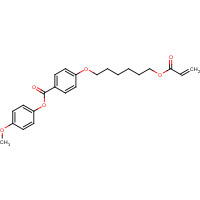 82200-53-1 (4-methoxyphenyl) 4-(6-prop-2-enoyloxyhexoxy)benzoate chemical structure