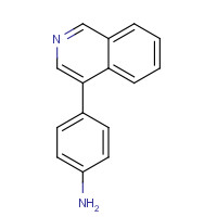 64345-79-5 4-isoquinolin-4-ylaniline chemical structure