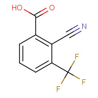 1187013-55-3 2-cyano-3-(trifluoromethyl)benzoic acid chemical structure