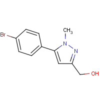 1216171-81-1 [5-(4-bromophenyl)-1-methylpyrazol-3-yl]methanol chemical structure