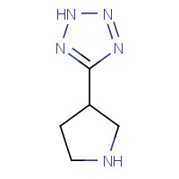 570424-05-4 5-pyrrolidin-3-yl-2H-tetrazole chemical structure