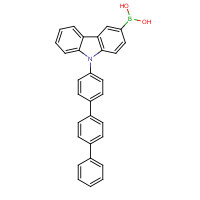 1141017-95-9 [9-[4-(4-phenylphenyl)phenyl]carbazol-3-yl]boronic acid chemical structure