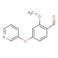 1231192-73-6 2-methoxy-4-pyridin-3-yloxybenzaldehyde chemical structure