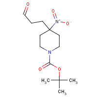 1309043-82-0 tert-butyl 4-nitro-4-(3-oxopropyl)piperidine-1-carboxylate chemical structure