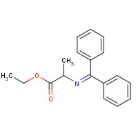 69555-16-4 ethyl 2-(benzhydrylideneamino)propanoate chemical structure