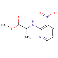 146294-95-3 methyl 2-[(3-nitropyridin-2-yl)amino]propanoate chemical structure